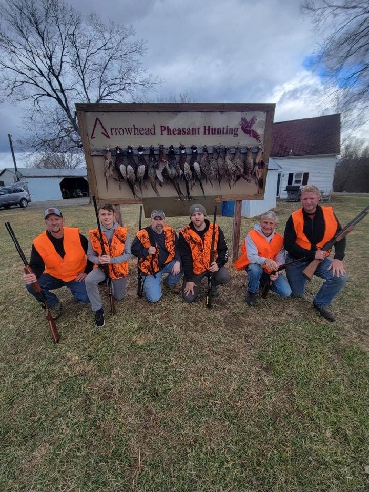 Arrowhead Pheasant Club hunting ranch in Wilmington, Ohio